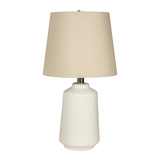 Lámpara de mesa de cerámica moderna (20”)