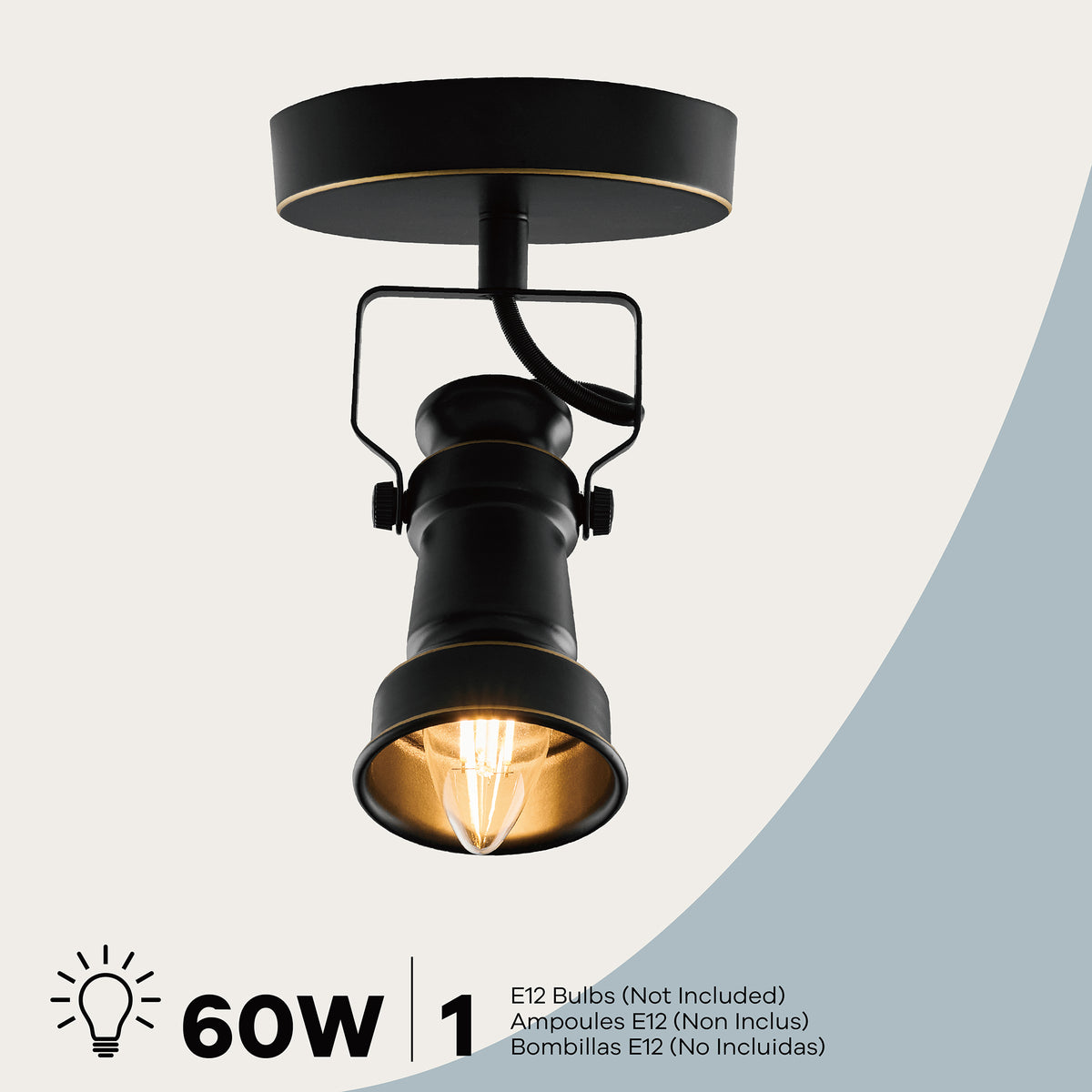 Viran 1-Light Track Lighting