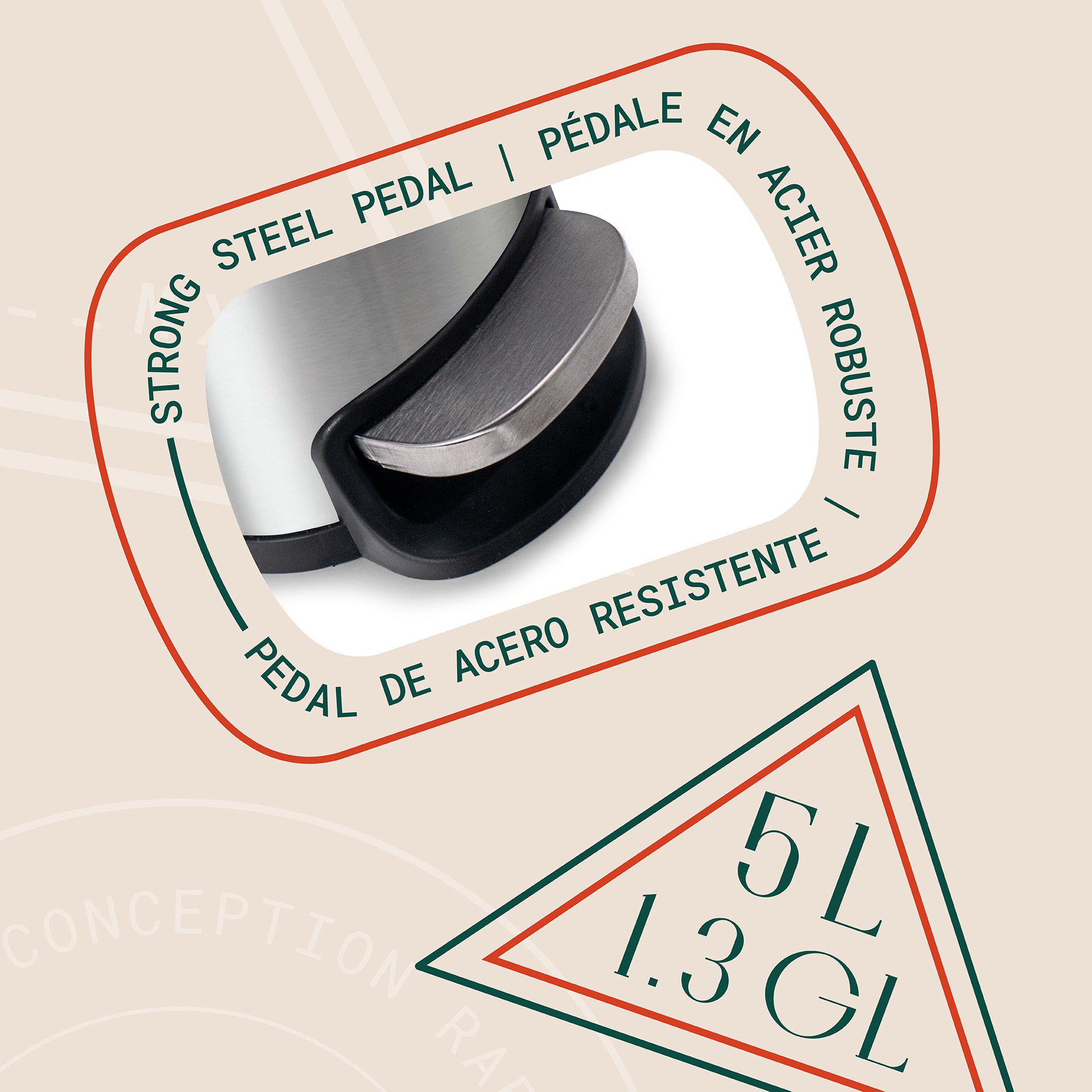 Arvia Poubelle de 5L