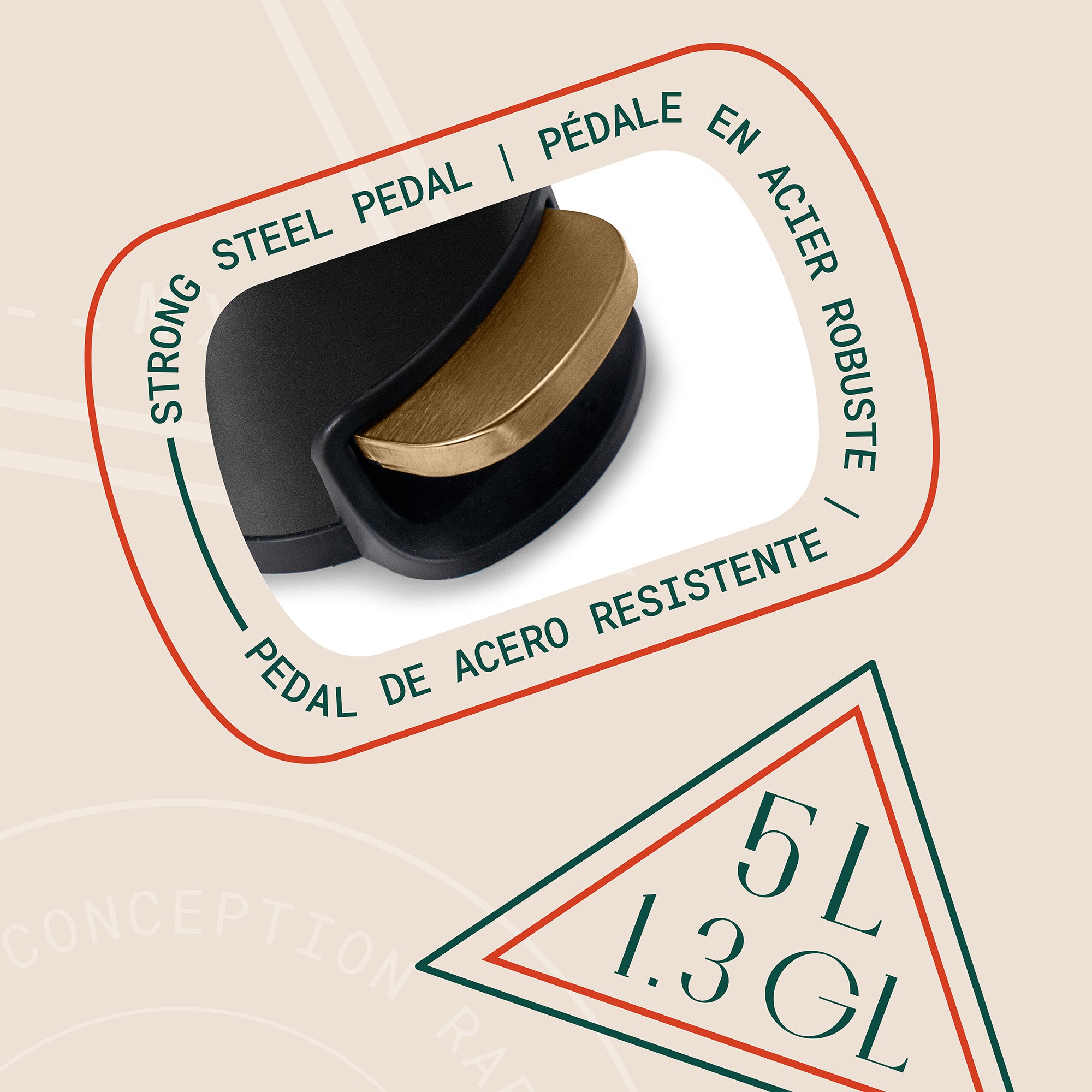 Arvia Poubelle de 5L