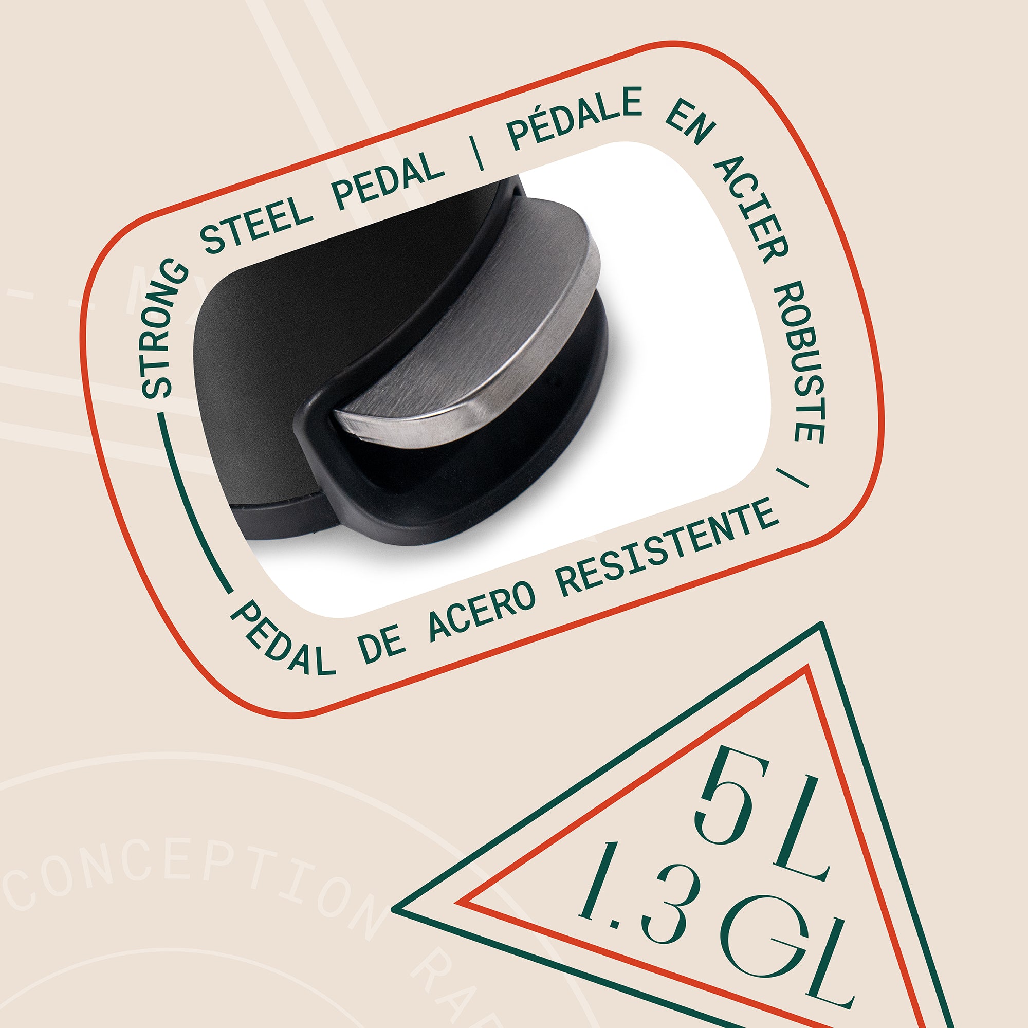 Arvia Poubelle de 5L