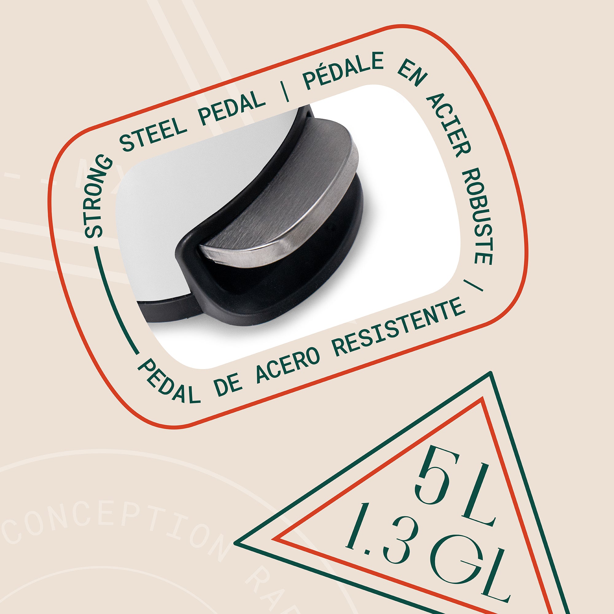 Arvia Poubelle de 5L