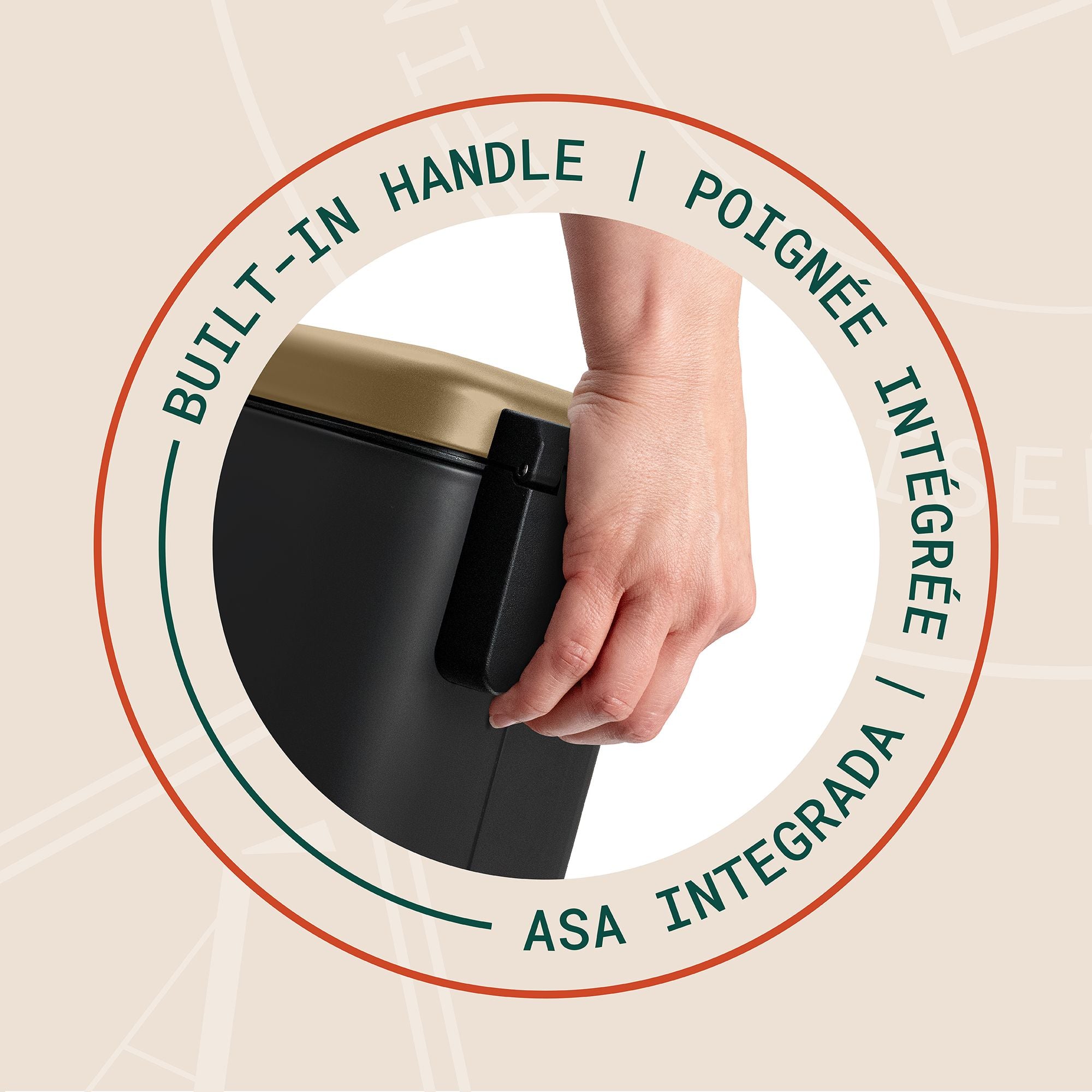 Linea 5L Waste Bin