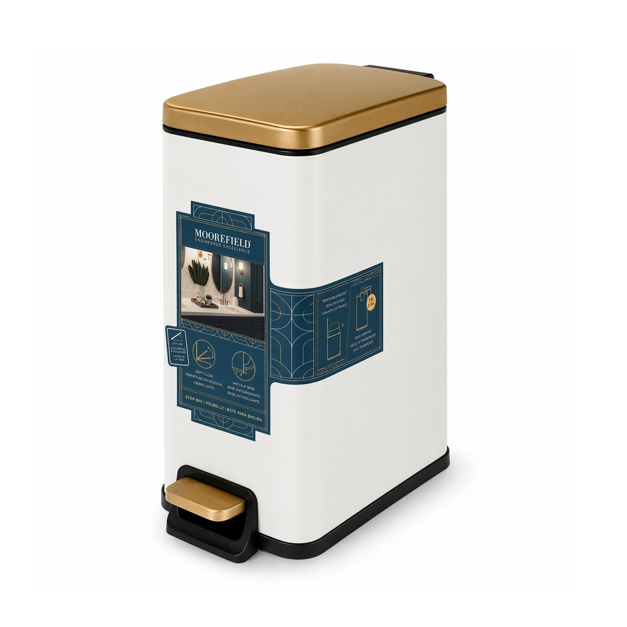 Forte 6L Waste Bin