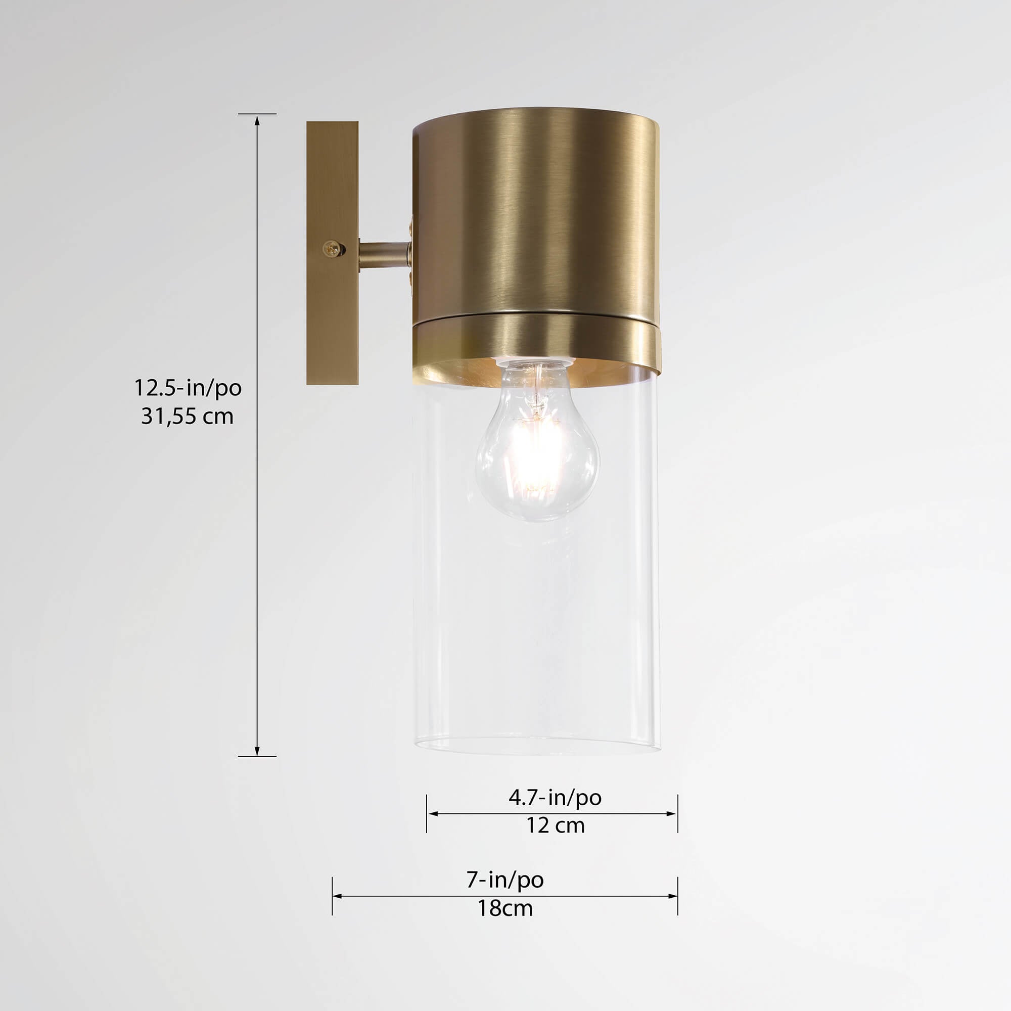 Athena 1-Light Wall Sconce