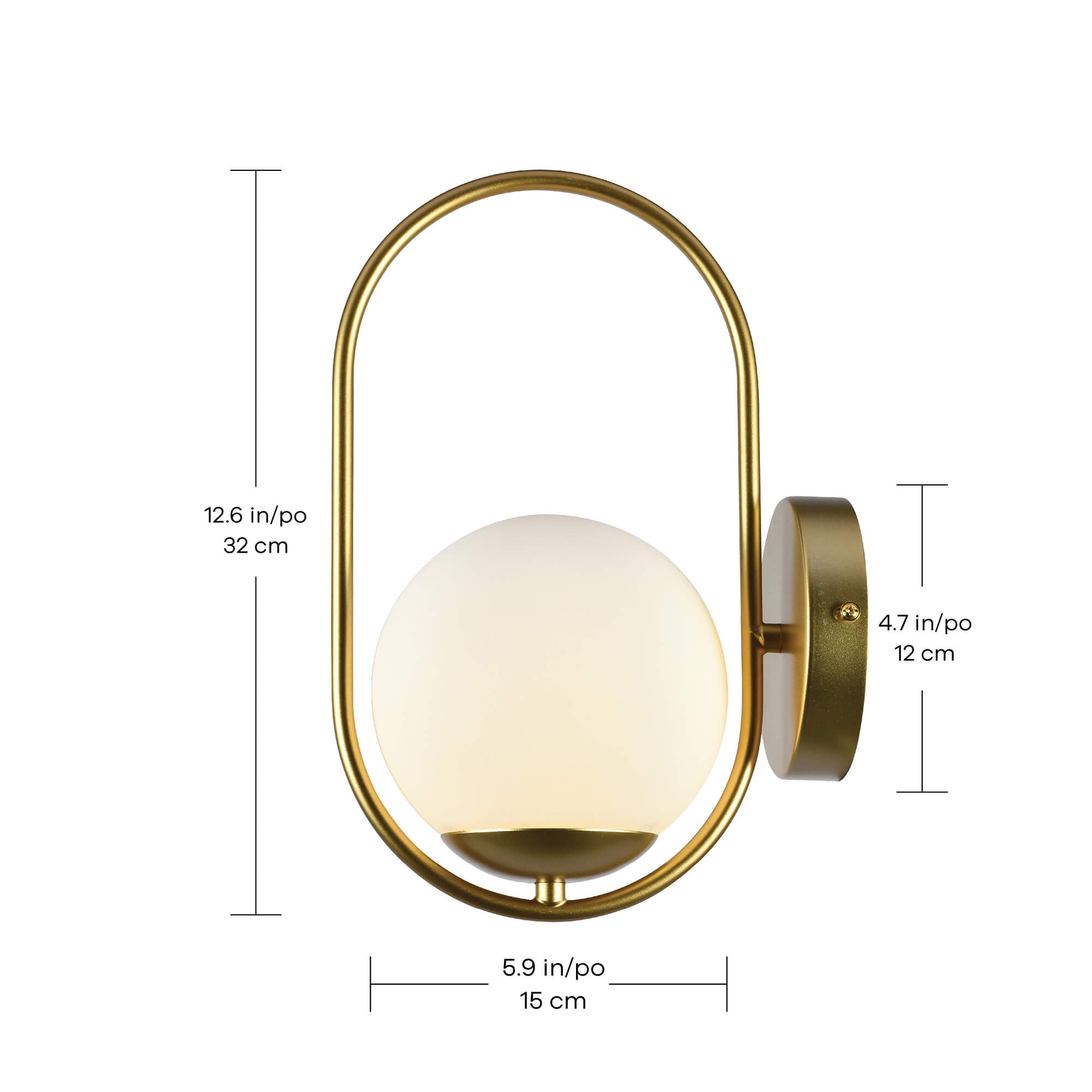 Calypso 1-Light Wall Sconce